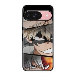 Determined Heroes Glass Case for Google Pixel 9