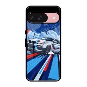 Dynamic BMW M2 Art Glass Case for Google Pixel 9