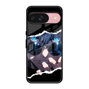 Azure Enigma Glass Case for Google Pixel 9
