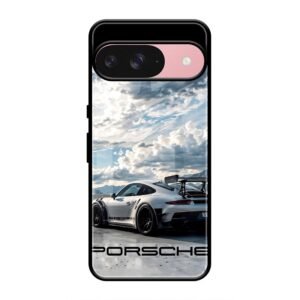 Porsche Under the Clouds Glass Case for Google Pixel 9