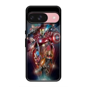 All avengers Glass Case for Google Pixel 9