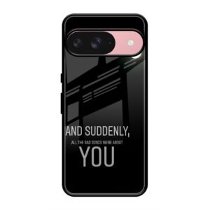 Quotes Glass Case for Google Pixel 9