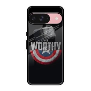Thor and Caption America Glass Case for Google Pixel 9
