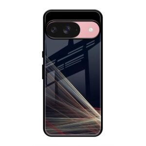 Waves Printed Glass Case for Google Pixel 9