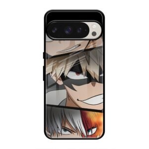 Determined Heroes Glass Case for Google Pixel 9 Pro