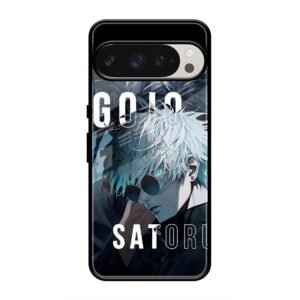 Gojo Satoru Anime Art Glass Case for Google Pixel 9 Pro