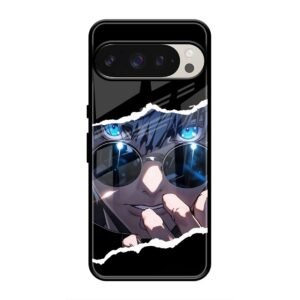 Azure Enigma Glass Case for Google Pixel 9 Pro