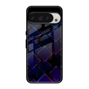 3D Square Glass Case for Google Pixel 9 Pro