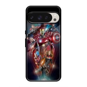 All avengers Glass Case for Google Pixel 9 Pro