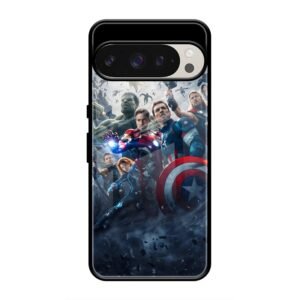 Avengers Glass Case for Google Pixel 9 Pro