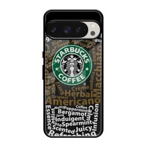 Starbucks Coffee Name Glass Case for Google Pixel 9 Pro