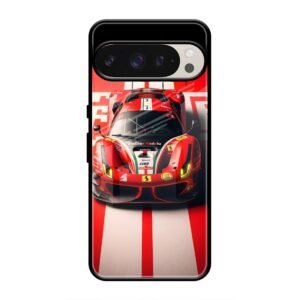 Ferrari Racing Glory Glass Case for Google Pixel 9 Pro
