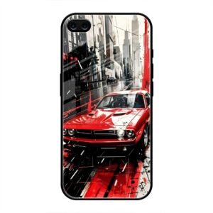 Midnight Cruiser Glass Case for iPhone 8 Plus