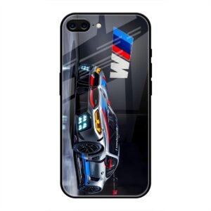 BMW Motorsport Glass Case for iPhone 8 Plus