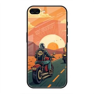 Wheels & Wanderlust Glass Case for iPhone 8 Plus