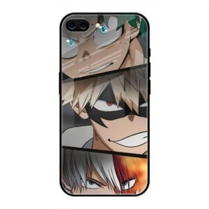Determined Heroes Glass Case for iPhone 8 Plus