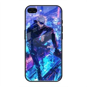 Cyberpunk Vigilante Glass Case for iPhone 8 Plus