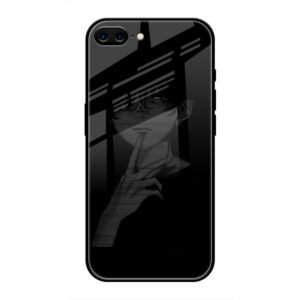 A boy Thinking Glass Case for iPhone 8 Plus