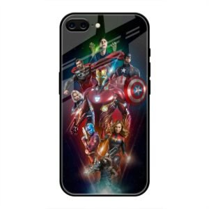 All avengers Glass Case for iPhone 8 Plus