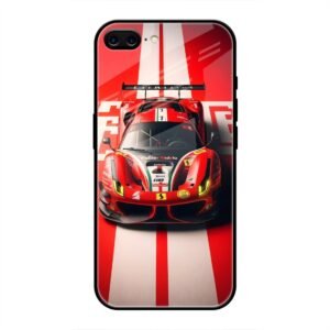 Ferrari Racing Glory Glass Case for iPhone 8 Plus
