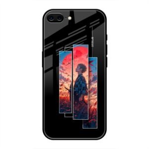 Samurai at Sunset Glass Case for iPhone 7 Plus
