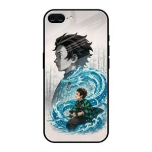 Water Dragon Warrior Glass Case for iPhone 7 Plus
