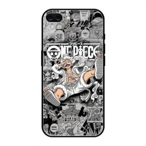 One Piece Manga Collage Glass Case for iPhone 7 Plus