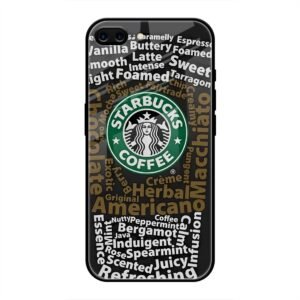Starbucks Coffee Name Glass Case for iPhone 7 Plus