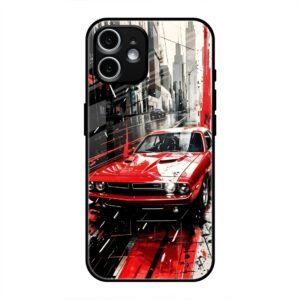 Midnight Cruiser Glass Case for iPhone 11