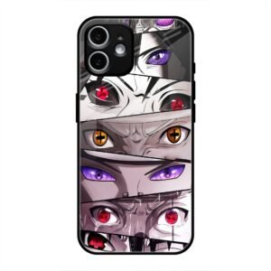 Eyes of the Uchiha Clan Glass Case for iPhone 11