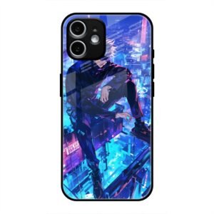 Cyberpunk Vigilante Glass Case for iPhone 11