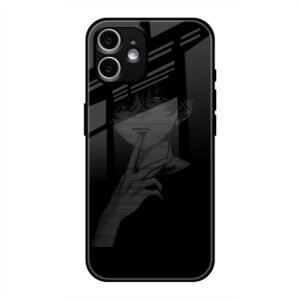 A boy Thinking Glass Case for iPhone 11