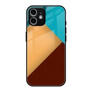 Abstract Color Glass Case for iPhone 11