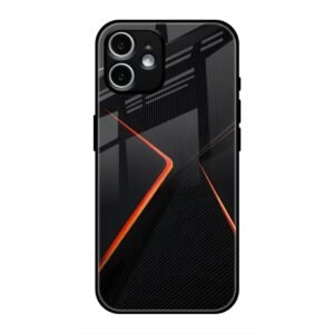 Abstract Line Glass Case for iPhone 11
