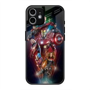 All avengers Glass Case for iPhone 11