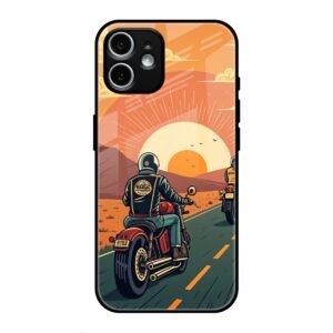 Wheels & Wanderlust Glass Case for iPhone 12