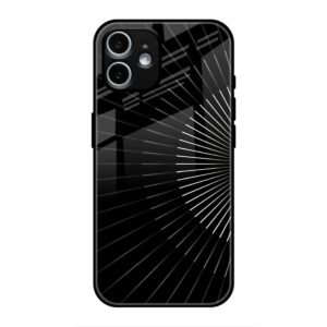 Lines Illusion Glass Case for iPhone 12 Mini