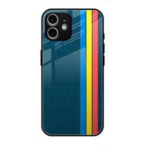Lines Mobile Glass Case for iPhone 12 Mini