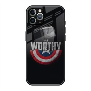 Thor and Caption America Glass Case for iPhone 12 Pro Max