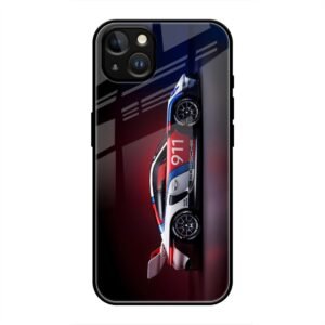 Porsche 911 Racing Legend Glass Case for iPhone 13 Mini