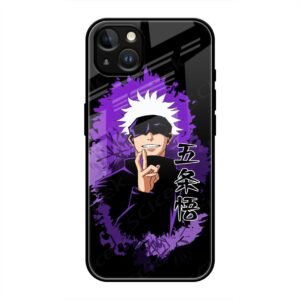 Gojo Satoru - The Honored One Glass Case for iPhone 13 Mini