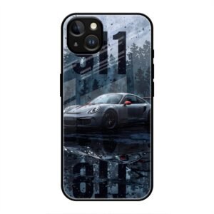 Ghost in the Fog Glass Case for iPhone 13 Mini
