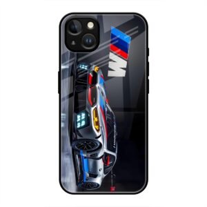 BMW Motorsport Glass Case for iPhone 13 Mini