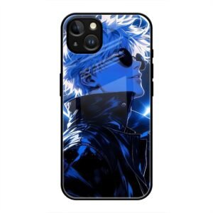 Neon Halo Warrior Glass Case for iPhone 13 Mini