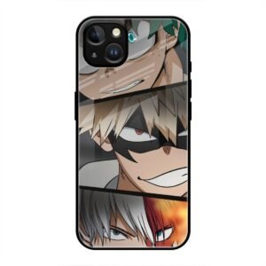 Determined Heroes Glass Case for iPhone 13 Mini