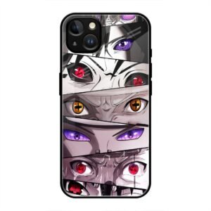 Eyes of the Uchiha Clan Glass Case for iPhone 13 Mini
