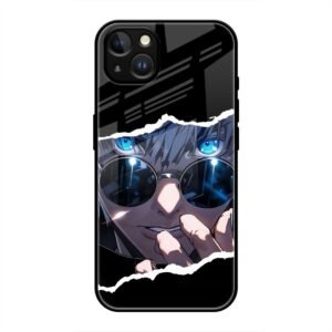 Azure Enigma Glass Case for iPhone 13 Mini