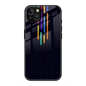 Neon Light Glass Case for iPhone 13 Mini