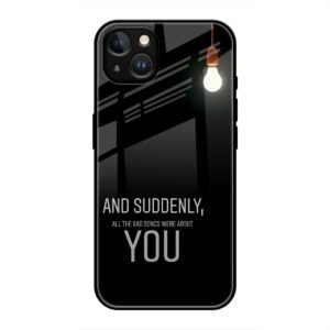 Quotes Glass Case for iPhone 13 Mini