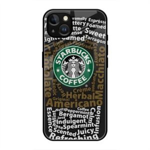 Starbucks Coffee Name Glass Case for iPhone 13 Mini